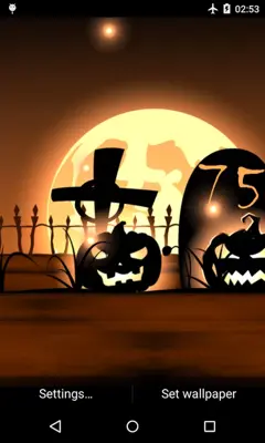 Halloween Live Wallpaper Lite android App screenshot 9