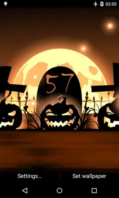 Halloween Live Wallpaper Lite android App screenshot 1