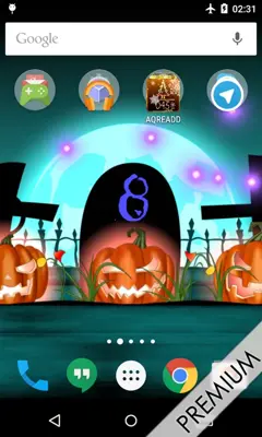 Halloween Live Wallpaper Lite android App screenshot 2