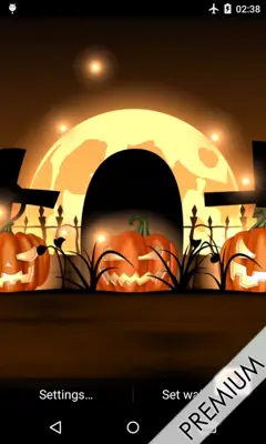 Halloween Live Wallpaper Lite android App screenshot 6