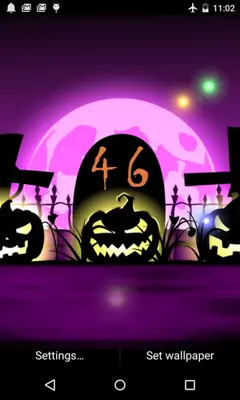 Halloween Live Wallpaper Lite android App screenshot 7