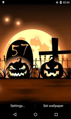 Halloween Live Wallpaper Lite android App screenshot 8